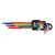 Klucz Torx T10 - 50, zestaw 9 sztuk kolorowe NEO