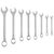 Klucz płasko - oczkowy 6 - 19 mm, zestaw 8 sztuk Top Tools