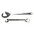 Klucze hakowe 8 - 19 mm, zestaw 2 sztuki Top Tools