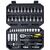 Klucz nasadowy z grzechotką 1/4'' 4,0-14 mm komplet 47 szt. Drel