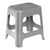 Taboret maxi max jasnosrebrny 41 x 33,5 x 42,5 cm keeeper