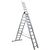 Drabina wielofunkcyjna 3x11 stopniowa PRO tłoczona 150 kg DRABEST