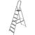 Drabina stalowa domowa 7 stopniowa 125 kg DRABEST