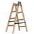 Drabina drewniana malarska 2x4 stopniowa 150 kg DRABEST