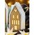 Figurka ceramiczna LED domek 9 x 8 x 18,5 cm