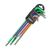 Zestaw kluczy TORX extra-długich, 9szt, kolor, S2, T10-T50 DEDRA