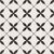 Gres szkliwiony Clover Pattern patchwork black 29,8 x 29,8 cm gat. I