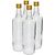 Butelka 1000 ml Italiano zakrętka biała 4 sztuki