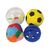 Piłki mix 4 cm, zestaw 4 sztuki K088