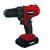 Wiertarko-wkrętarka 18 V 1 akumulator Nutool Red