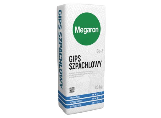 Gips szpachlowy 20 kg Megaron