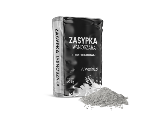 Zasypka jasnoszara do kostki brukowej 20 kg