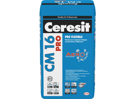 Wysokoelastyczny klej żelowy do płytek AERO C2TES1 CM 16PRO 20 kg Ceresit