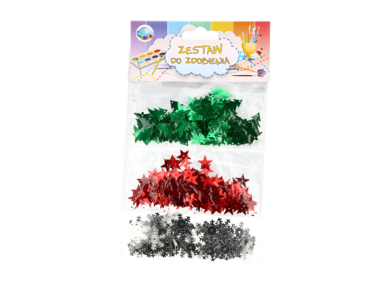 Zestaw do zdobienia choinki / gwiazdki / śnieżynki