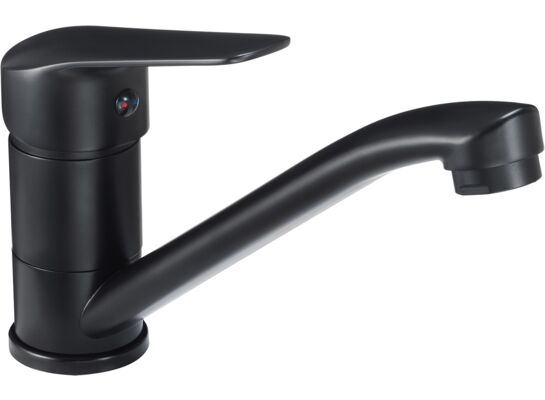 Bateria umywalkowa z obrotową wylewką Boro Nero 35 mm Deante