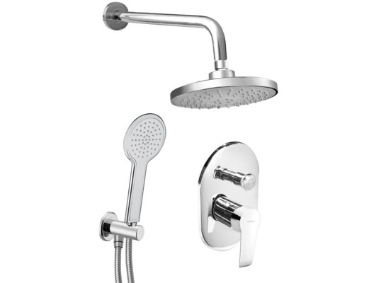 Zestaw prysznicowy podtynkowy CORIO chrom