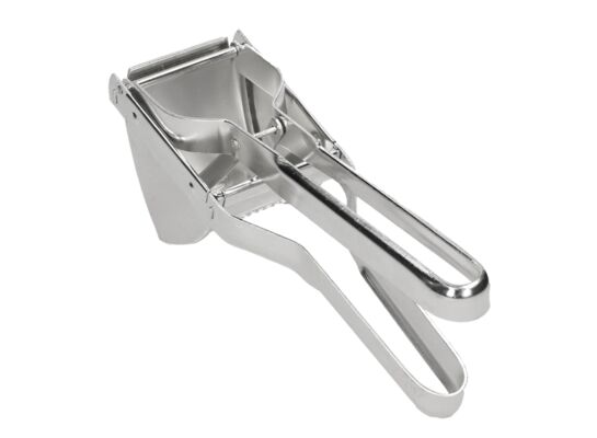 Praska do ziemniaków 27,5 x 9,5 x 8 cm srebrna