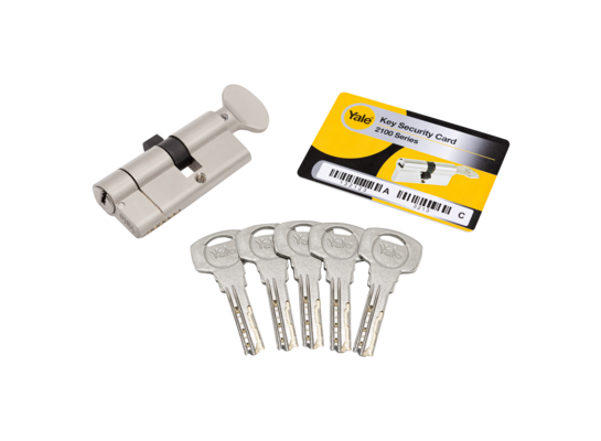 Wkładka Y2100 40/55G satyna Yale