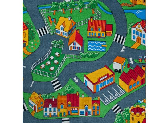 Wykładzina dywanowa Little Village 4 m Pętelka filc