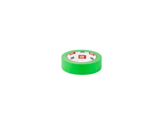 Taśma maskująca 30 mm x 33 m *588 zielona kauczuk 14 dni Scley
