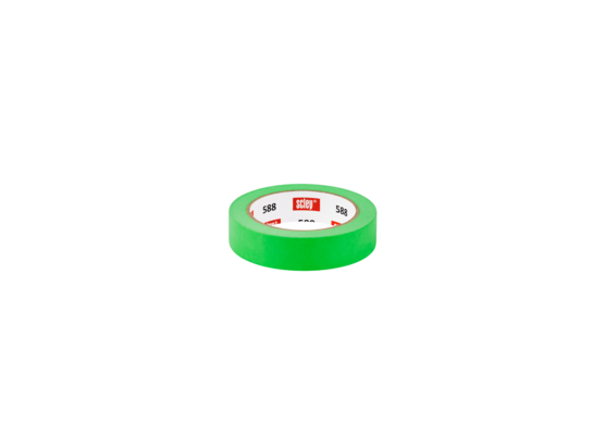 Taśma maskująca 25 mm x 33 m *588 zielona kauczuk 14 dni Scley
