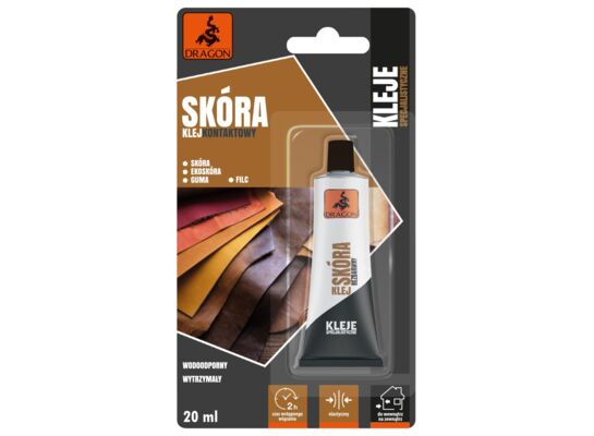 Klej do skóry 20 ml blister DRAGON