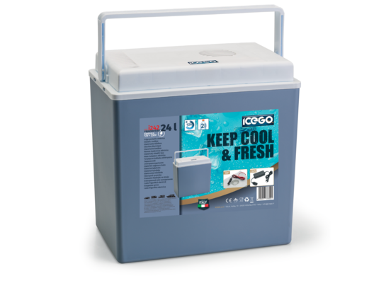Lodówka samochodowa 24 l 12 - 230 V niebieska