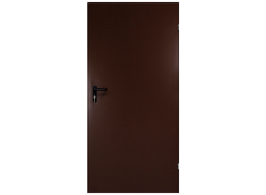 Drzwi techniczne T43 99 x 203,4 cm brązowe uniwersalne D.90