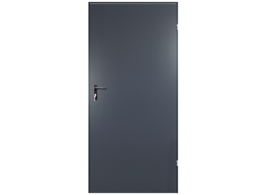 Drzwi techniczne T43 99 x 203,4 cm antracyt uniwersalne D.90