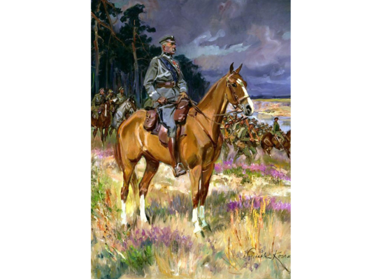 Obraz na płótnie 50 x 70 cm Piłsudski