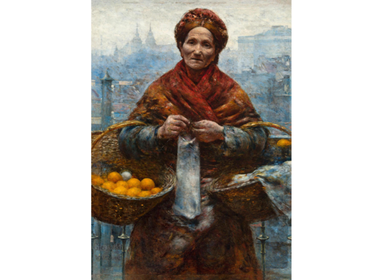 Obraz na płótnie 50 x 70 cm Pomarańczarka