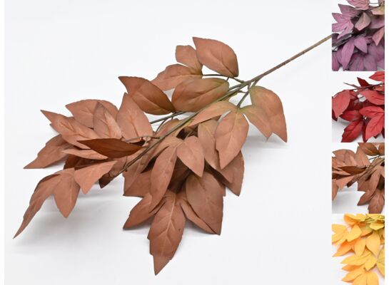 Liście sztuczny gałązka 72 x 10 cm