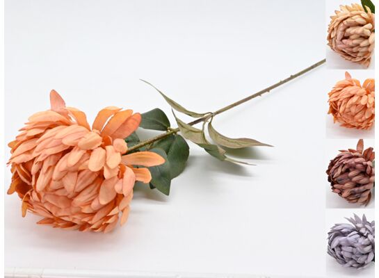 Chryzantema sztuczna pojedyncza 66 x 12 cm