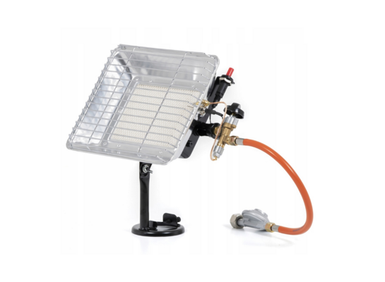 Promiennik turystyczny z piezo + wąż + reduktor gazowy