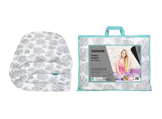 Kołdra Färgrik Grey Jungle 220 x 200 cm