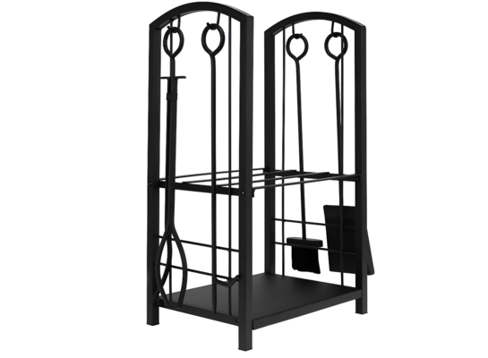 Stojak na drewno z przyborami PK011 30 x 40 x 73 cm