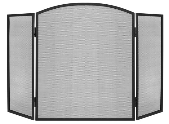 Parawan kominkowy PK013 118 x 76 cm czarny