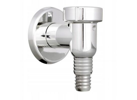 Zasyfonowanie natynkowe do pralki PP chromowany