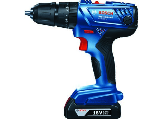 Wiertarko-wkrętarka udarowa GSB 180-LI 1x2,0 AH