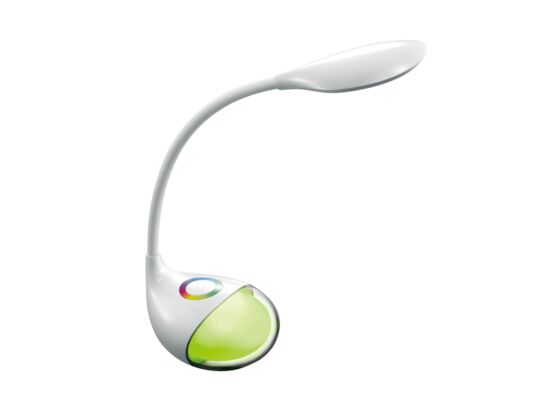 Lampka biurkowa CORAL LED RGB  zmieniająca kolory biała