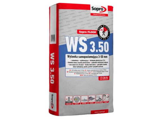 Wylewka samopoziomująca WS 3.50 25 kg Sopro