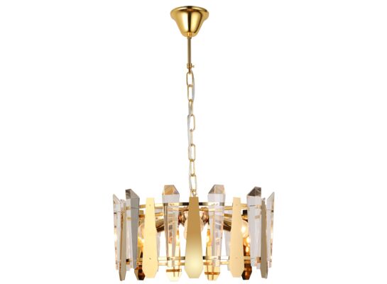 Lampa wisząca Rozalia 4 E14 złoty