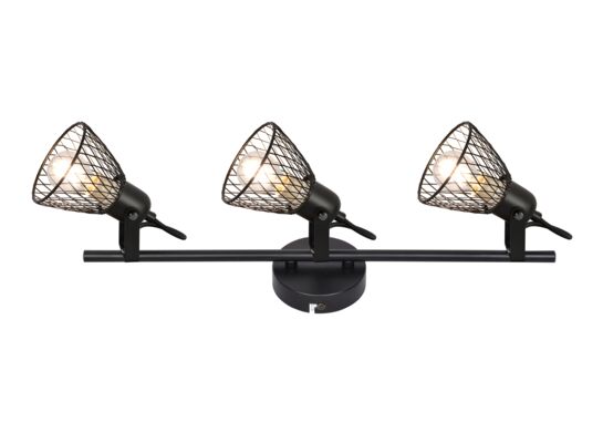 Listwa FILO 3 czarny E14