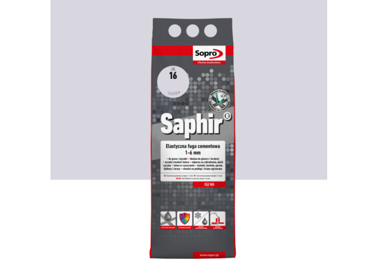 Fuga Saphir 2 kg jasny szary 16 Sopro