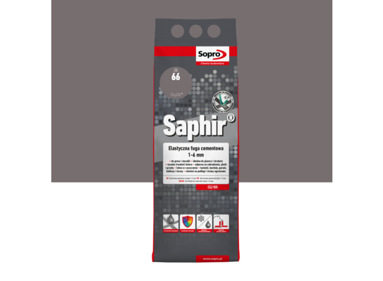 Fuga Saphir 2 kg antracyt 66 Sopro