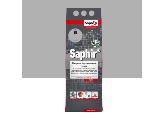 Fuga Saphir 2 kg szary 15 Sopro