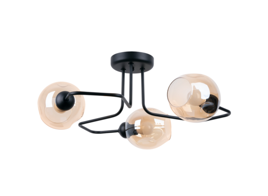 Lampa wisząca Amber B3 bursztyn E27