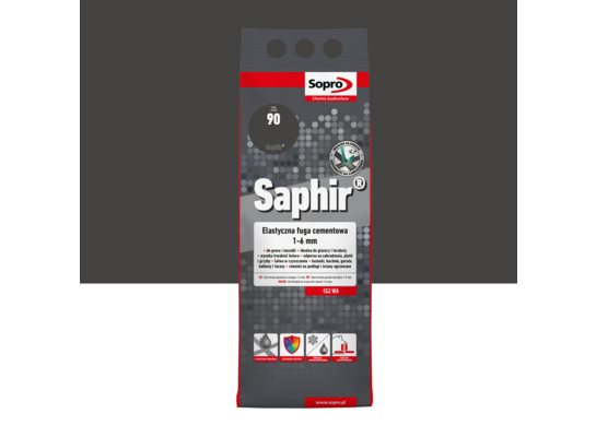 Fuga Saphir 2 kg czarny 90 Sopro