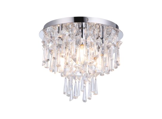 Żyrandol HYZOP E14 transparent/chrom