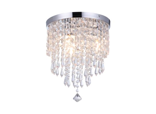 Żyrandol HIACYNT E14 transparent/chrom